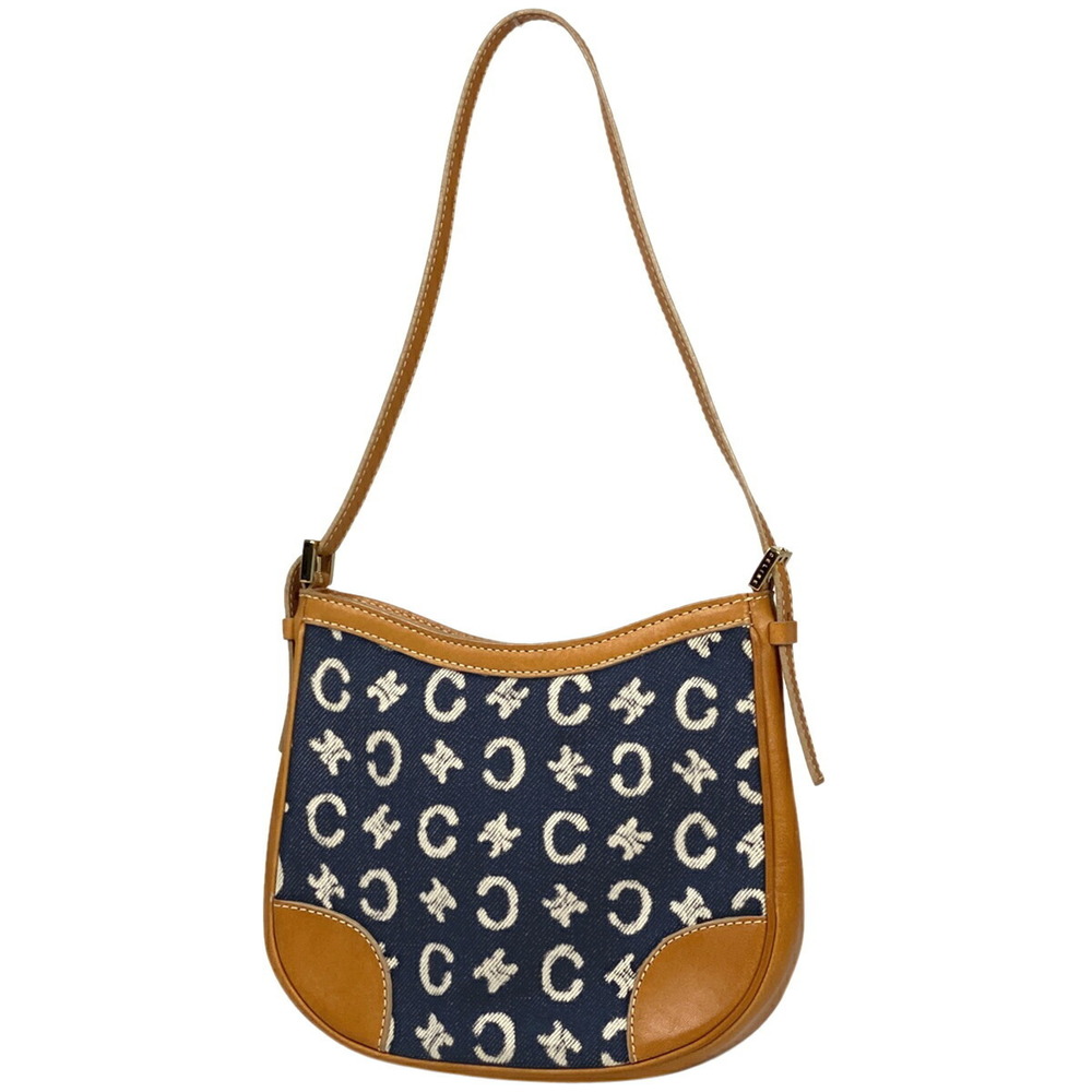 Celine C Macadam Pattern Canvas Shoulder Handbag … - image 1